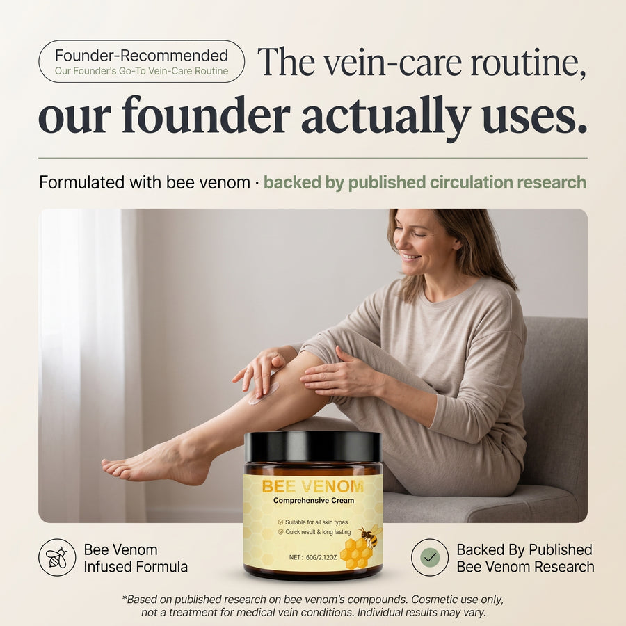 Anti Spider Vein System - Bee Venom Ointment & 8 Herbal Extracts
