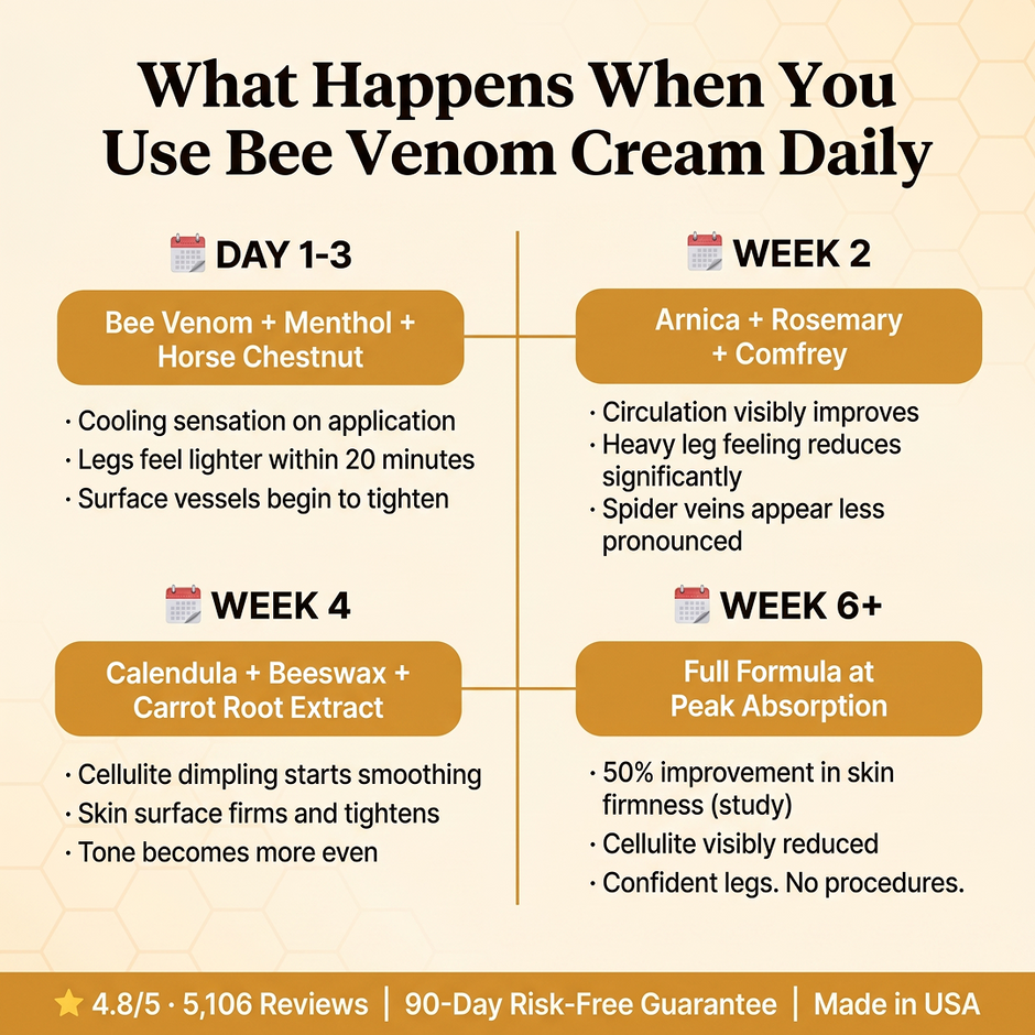 Bee Cream, Bee Venom Ointment & 8 Herbal Extracts