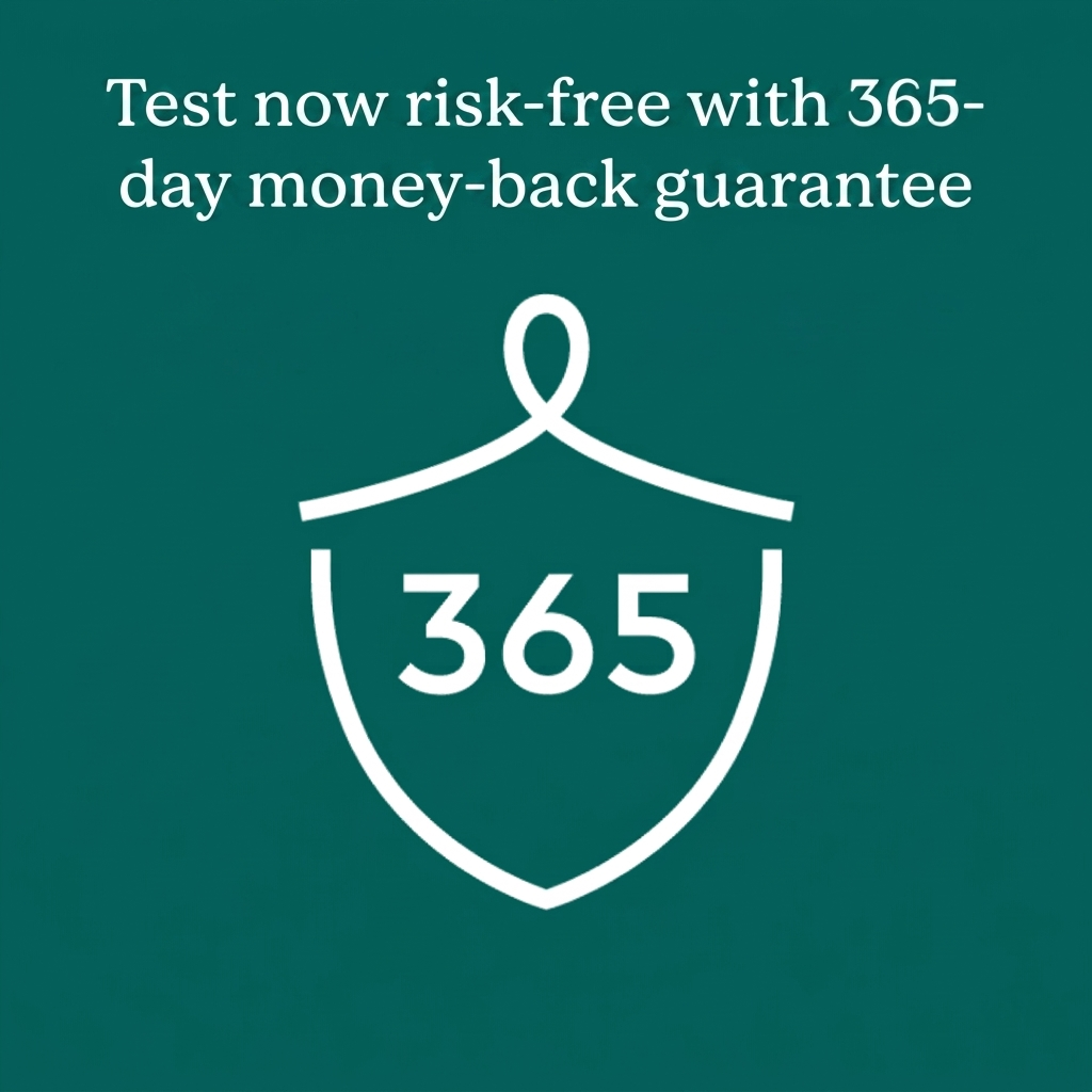 Mushroom gone or your money back: 365-day money-back guarantee