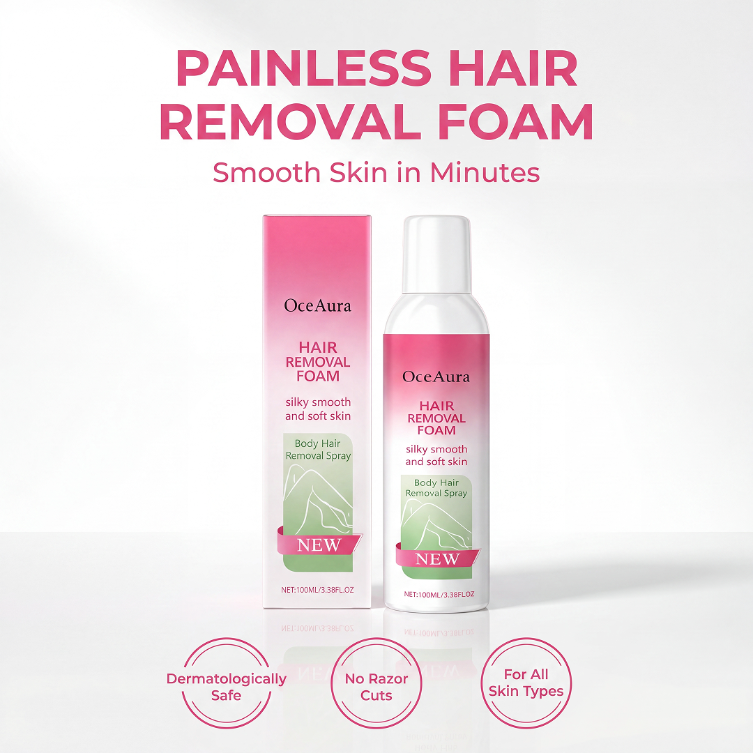 Hair removal foam