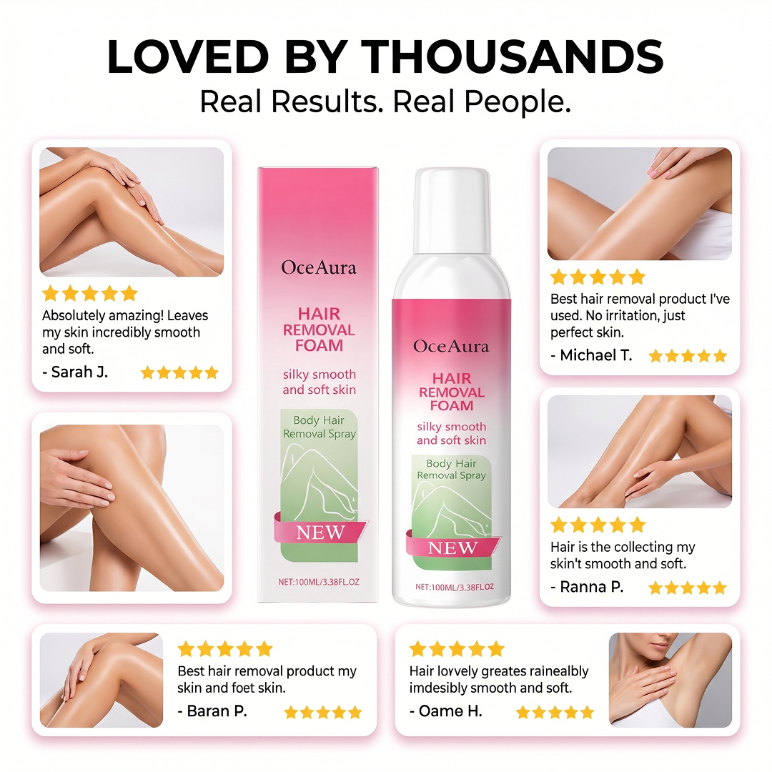 Hair removal foam