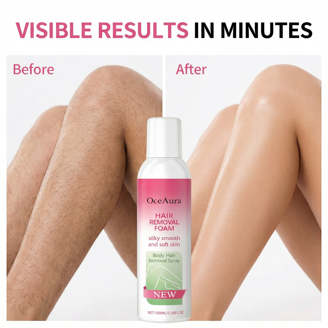 Hair removal foam