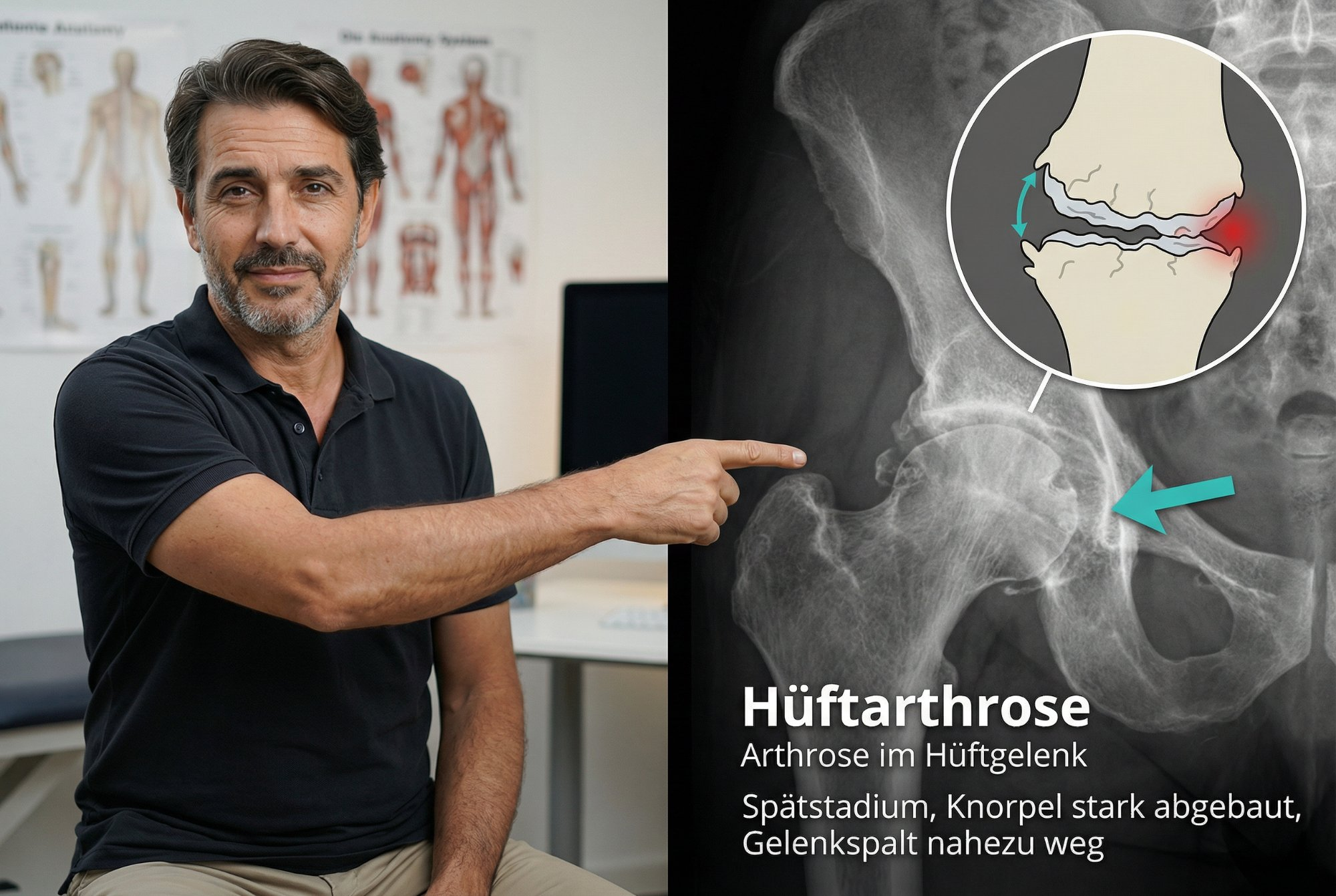 Hip osteoarthritis: Why waiting accelerates the vicious cycle and what a physiotherapist advises his own patients instead