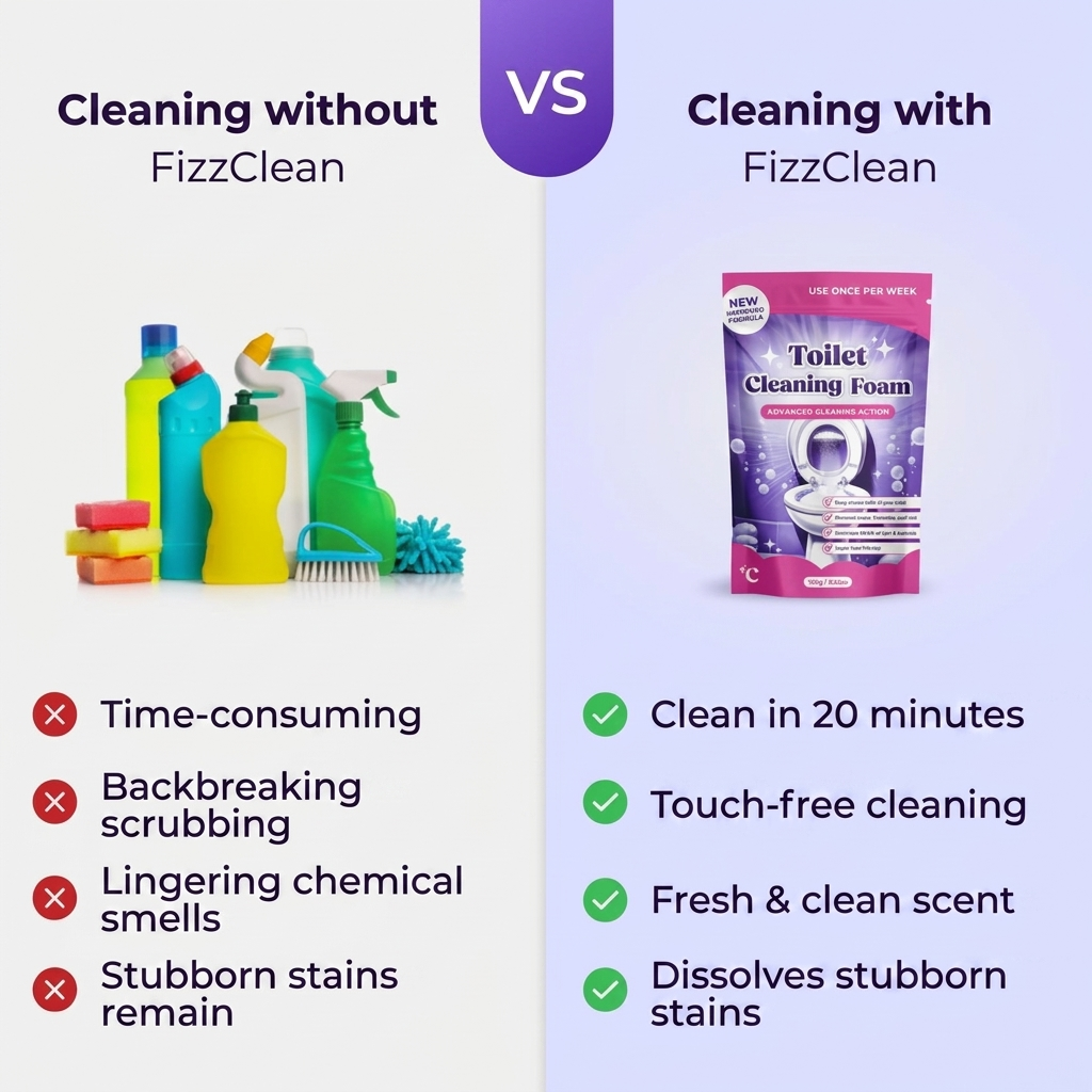 Insta-Action Orthea foam for an effortlessly sparkling clean toilet